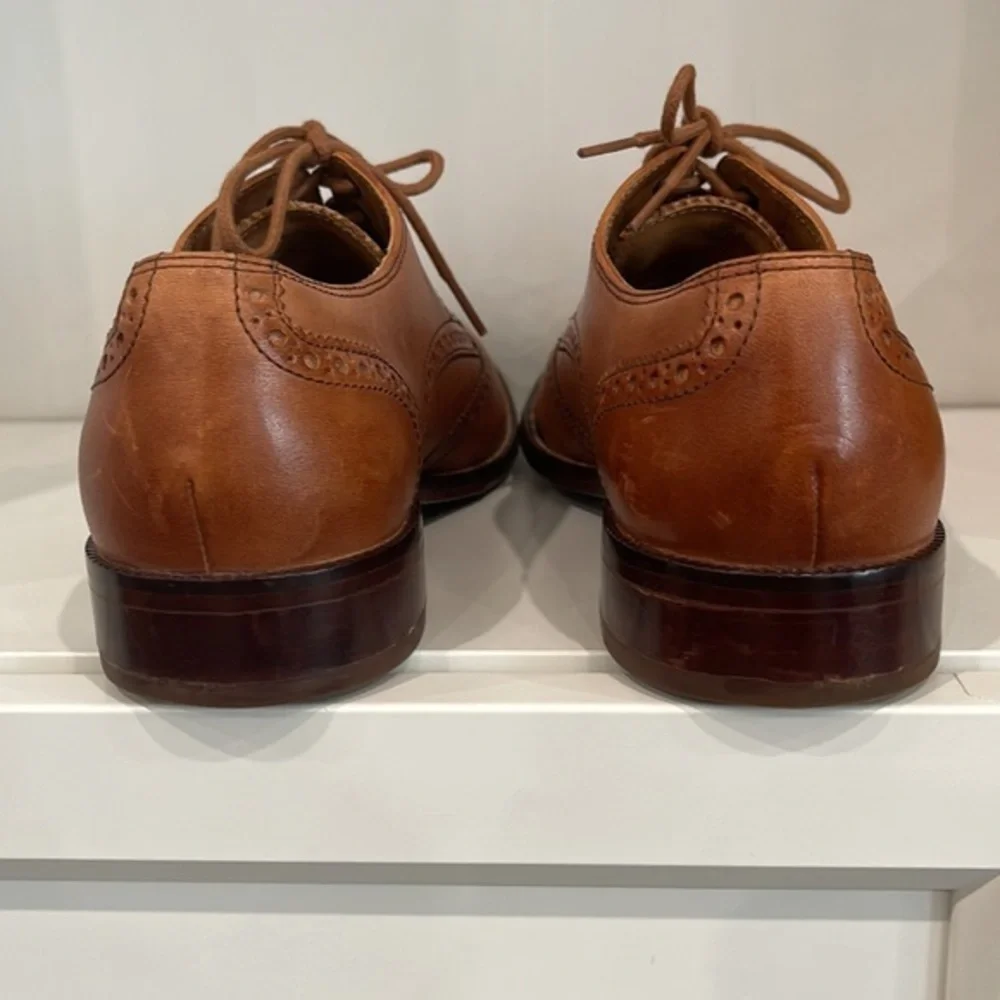 Cole Haan Mens Williams C22266‎ Brown Round Toe Oxford Dress Shoes Size 8 M